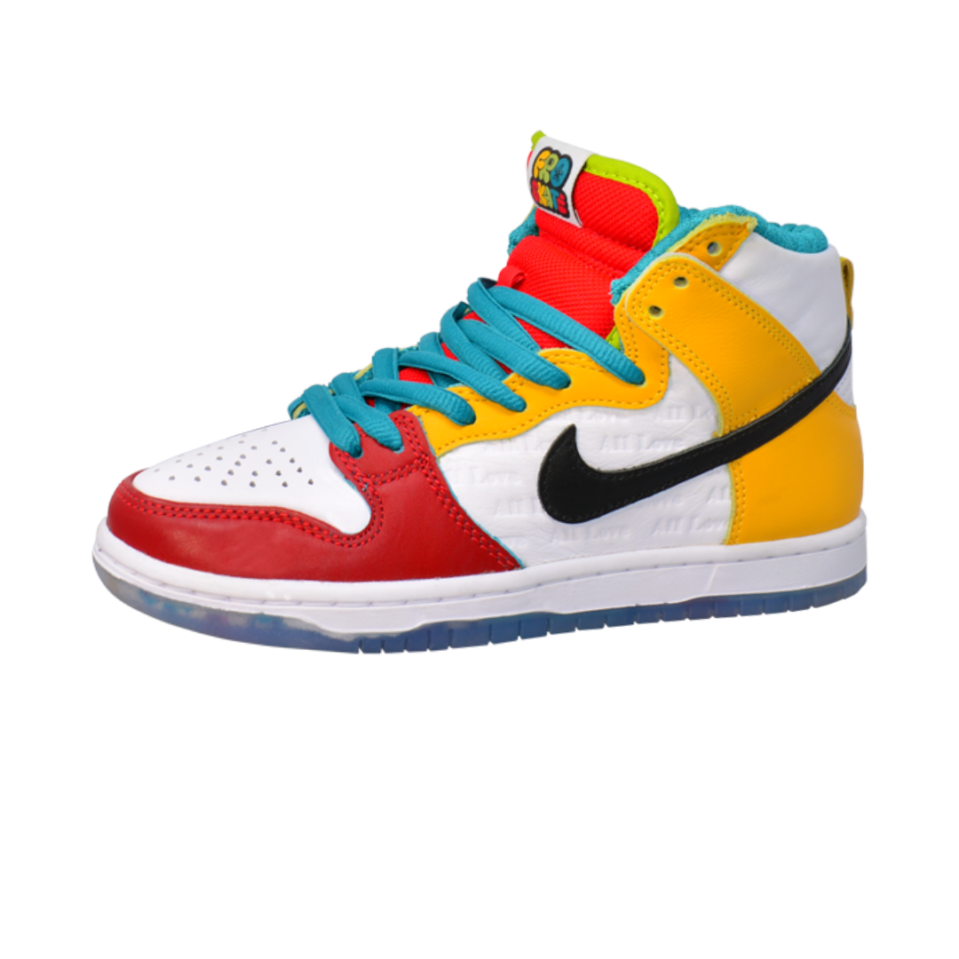 Nike Dunk SB High Pro Fro Skate All Love