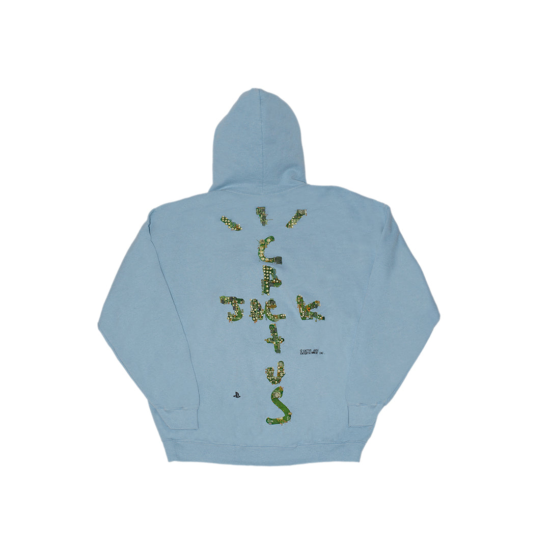 Travis Scott Motherboard ll Light Blue Hoody