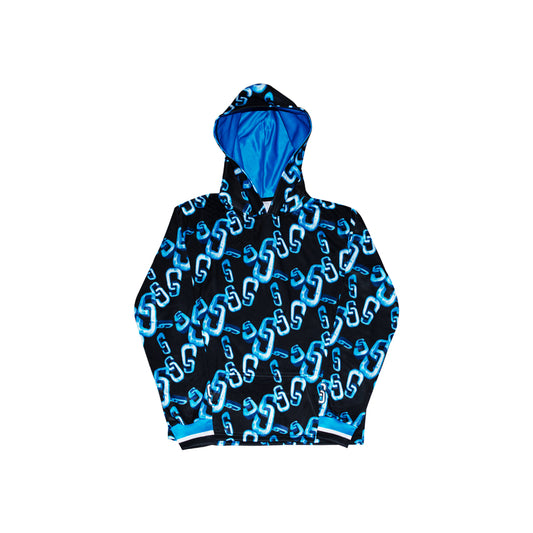 Sneakerlink Motif Hoody in Black