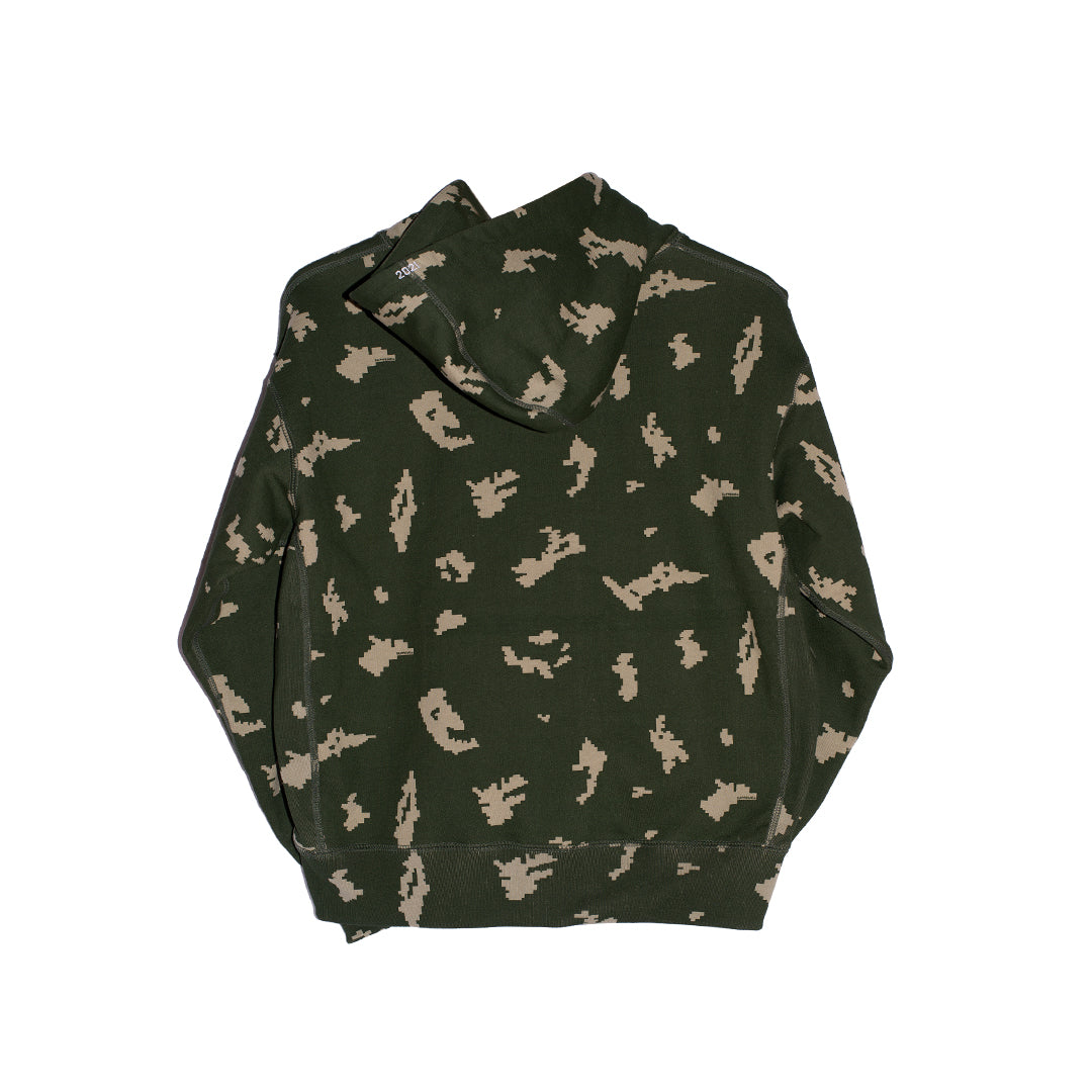 Supreme Box Logo Olive Russian Camouflage Hoody